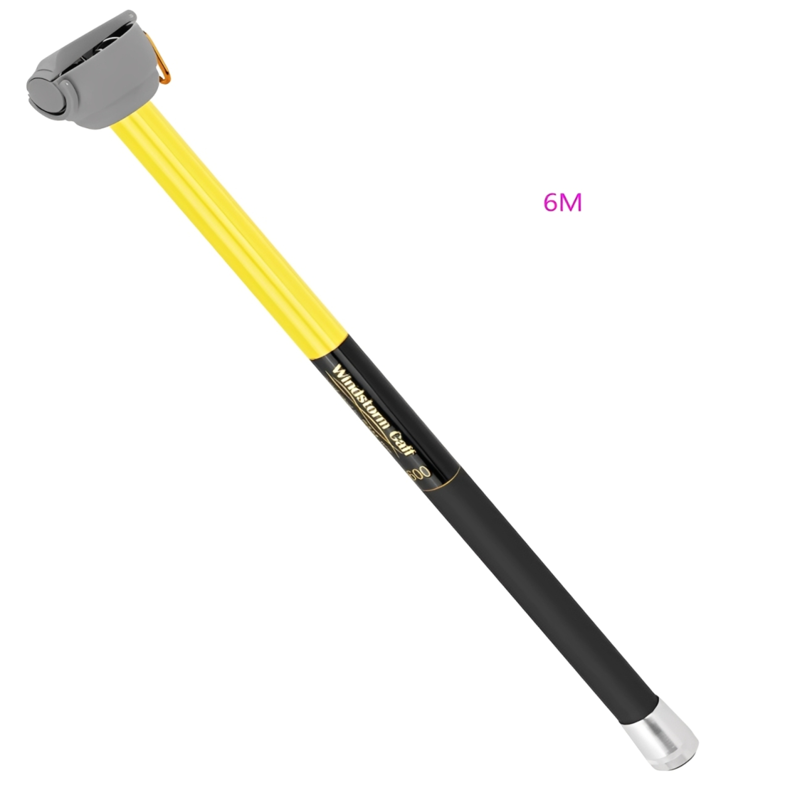Fishing Rod Carbon Fiber - SANLIKE 6M Telescopic Squid Rod Stainless