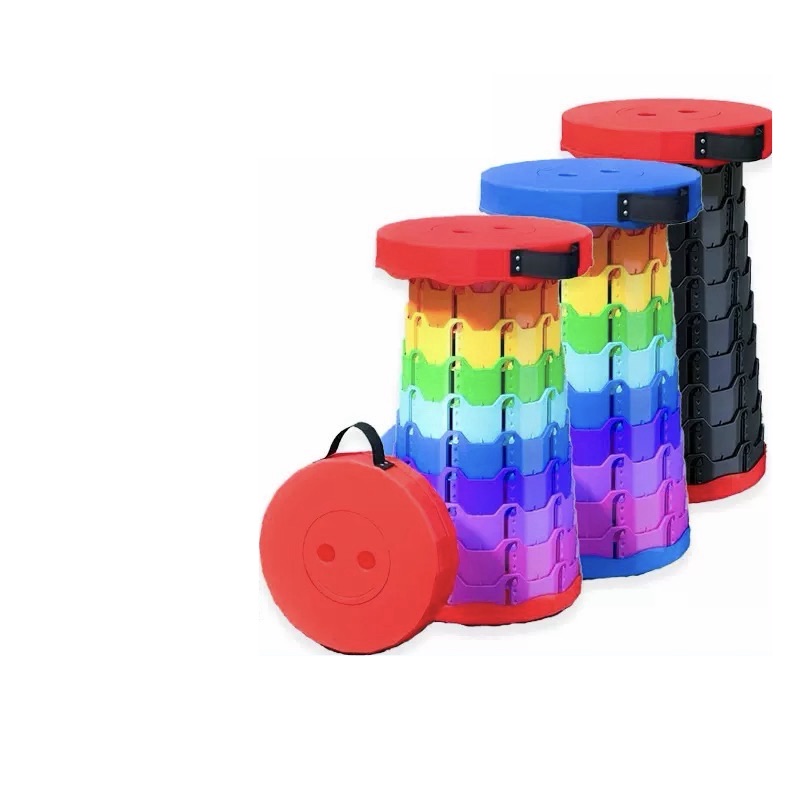 Fishing Rod Travel - Upgraded Portable Foldable Folding Stool Retractable