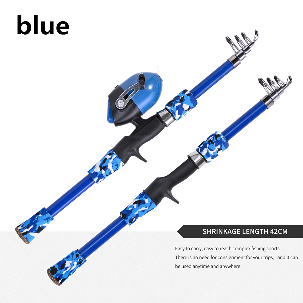 Portable telescopic camouflage - đánh giá và giá Fishing Rod Ice