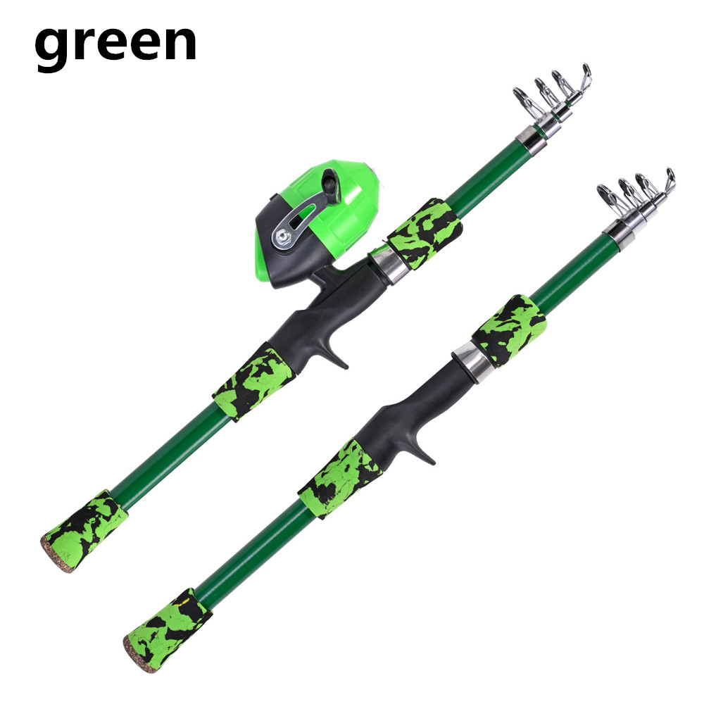Portable telescopic camouflage - đánh giá và giá Fishing Rod Ice
