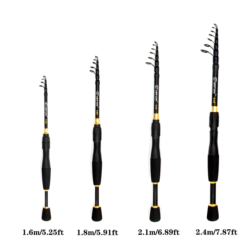 JSFUN Telescopic Fishing Rod   - đánh giá và giá Fishing Rod Carbon Fiber