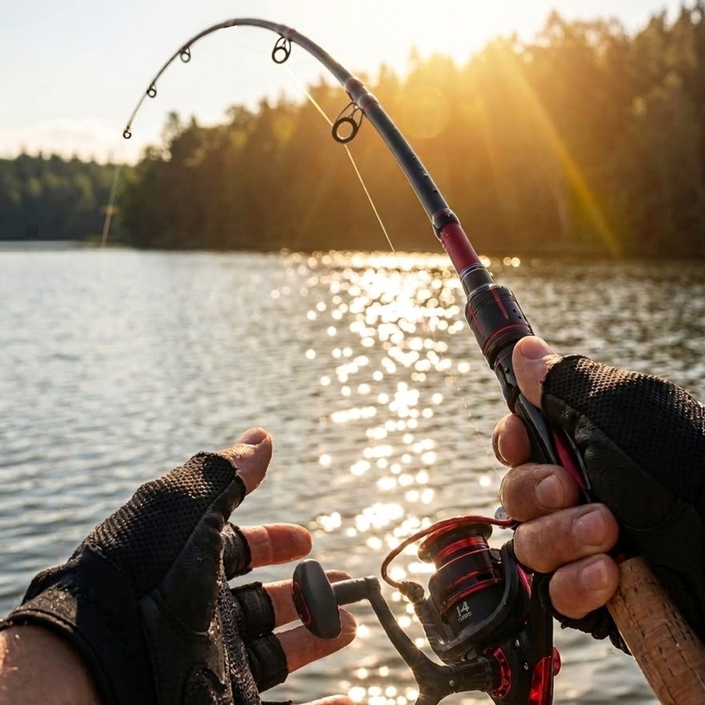 Ultralight Carbon Fiber Fishin - đánh giá và giá Fishing Rod Combo