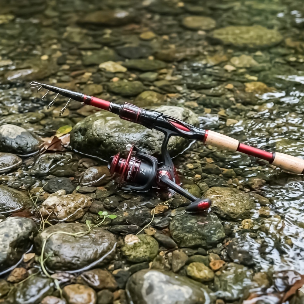 Ultralight Carbon Fiber Fishin - đánh giá và giá Fishing Rod Combo
