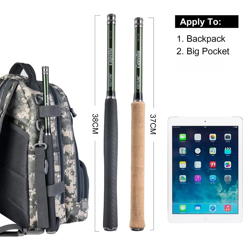 Goture 12FT Classical Tenkara  - đánh giá và giá Fishing Rod Carbon Fiber